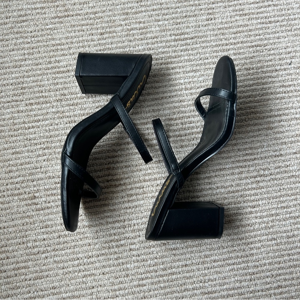 Lulus Ariellie Black High Heel Sandals